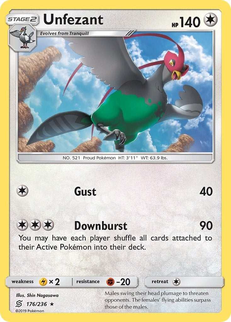 Image for Unfezant (SM - Unified Minds) (176/236) - Pokemon