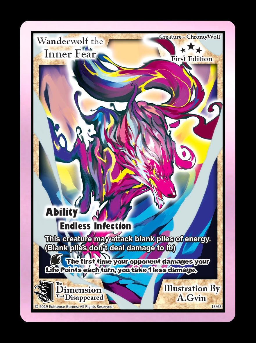 Image for Wanderwolf the Inner Fear (The Dimension that Disappeared) (13) - Exodus TCG