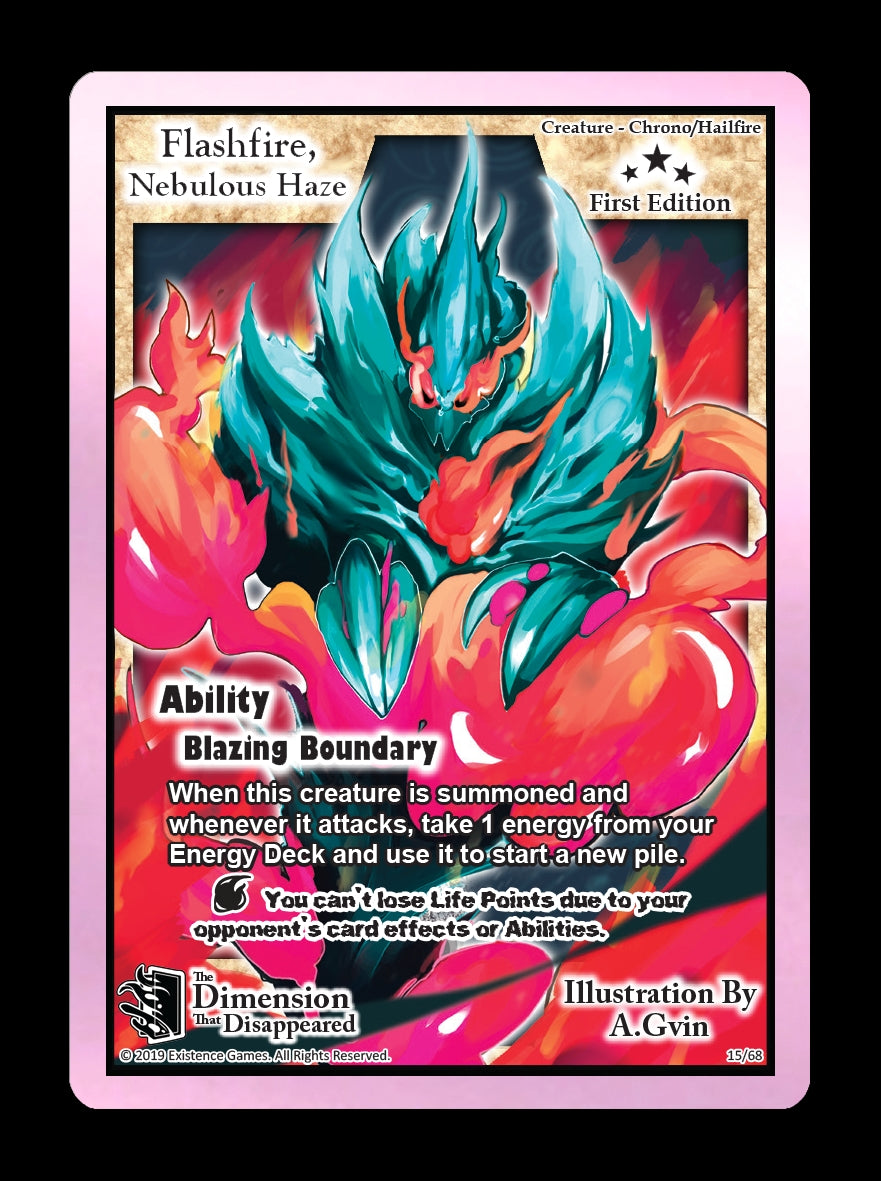 Image for Flashfire, Nebulous Haze (The Dimension that Disappeared) (15) - Exodus TCG
