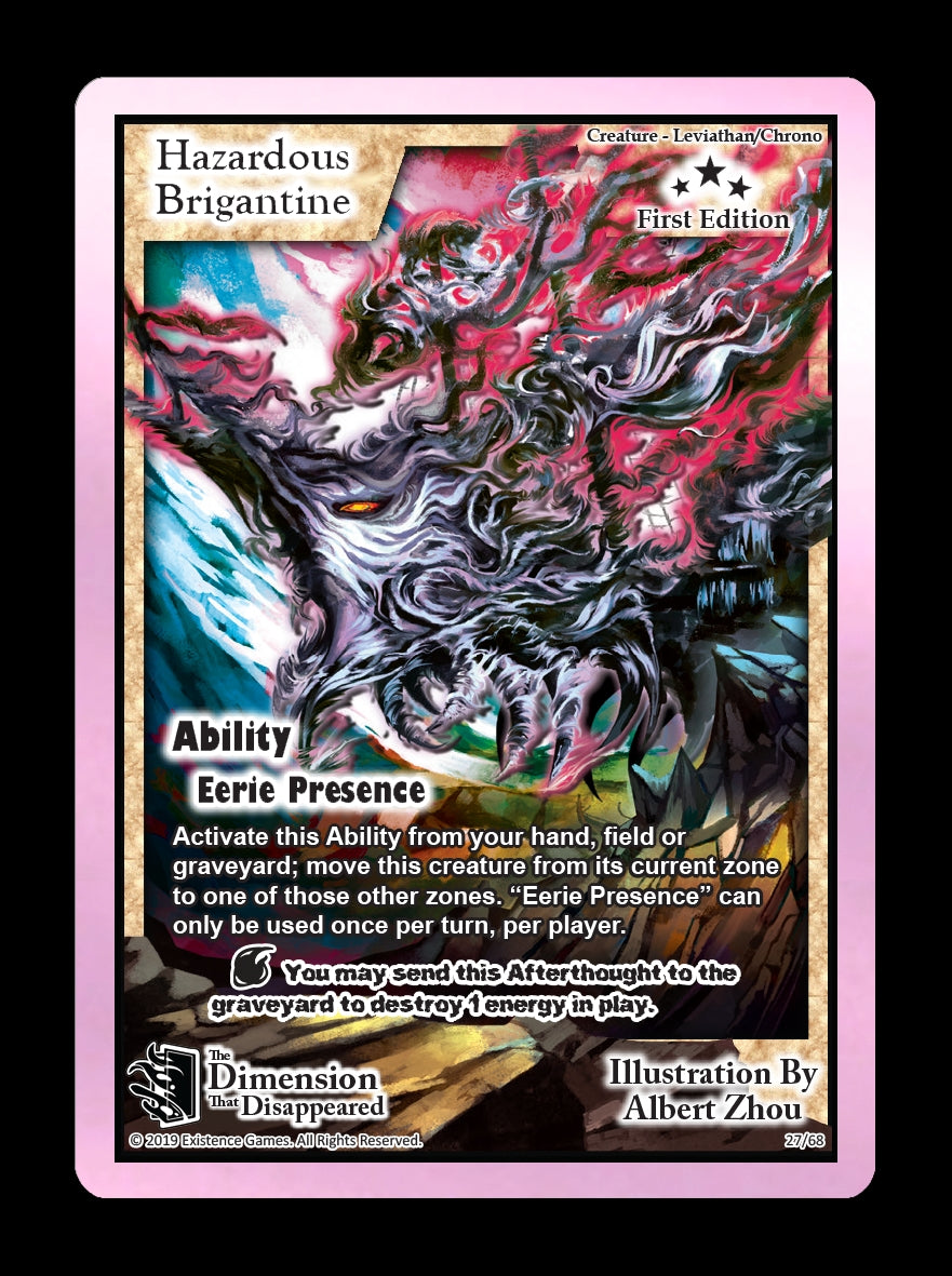 Image for Hazardous Brigantine (The Dimension that Disappeared) (27) - Exodus TCG