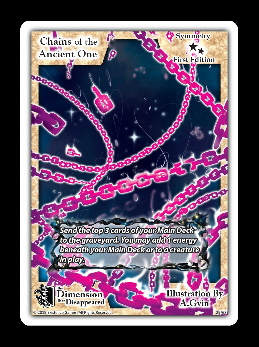 Image for Chains of the Ancient One (The Dimension that Disappeared) (29) - Exodus TCG