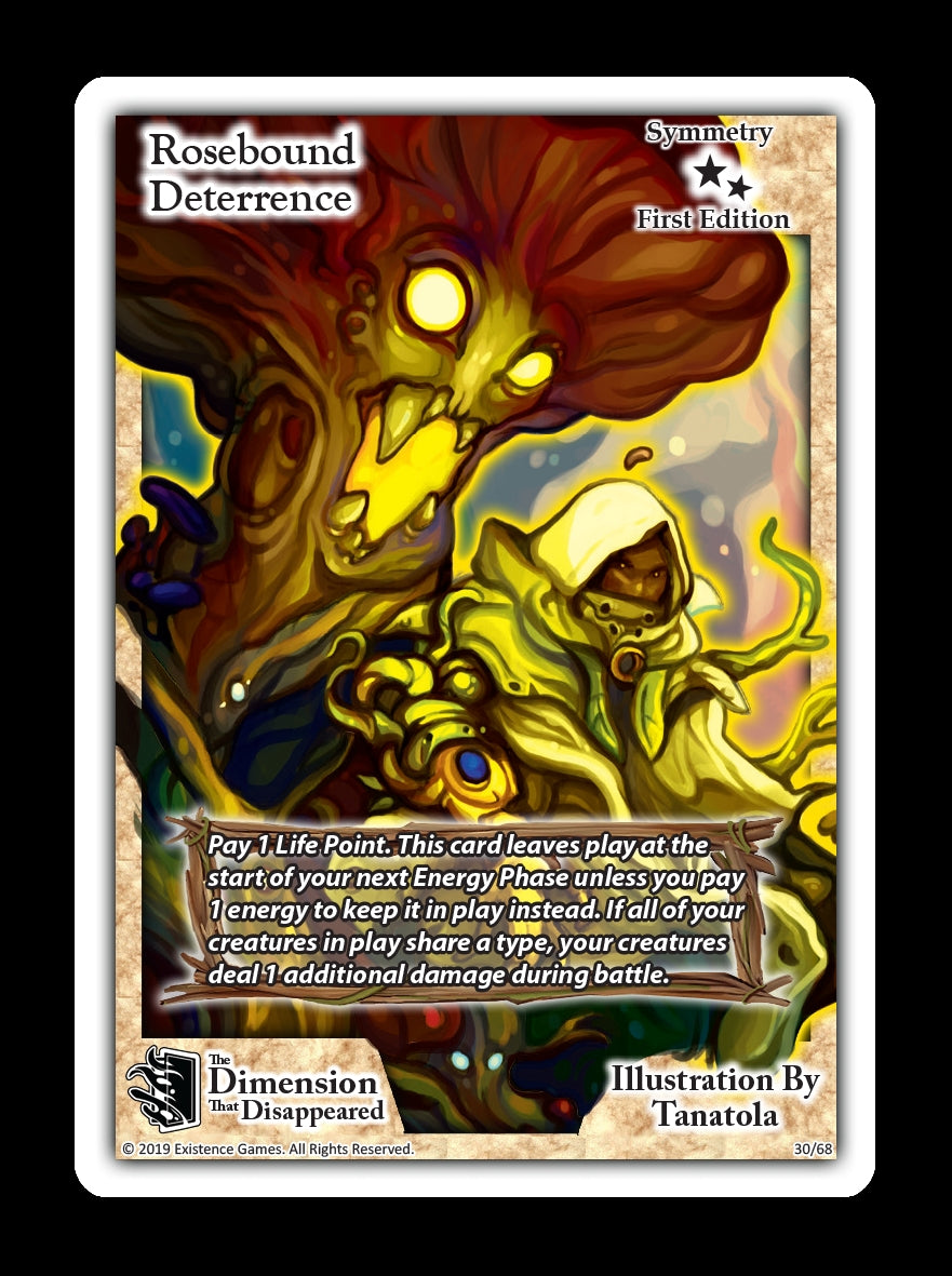 Image for Rosebound Deterrence (The Dimension that Disappeared) (30) - Exodus TCG