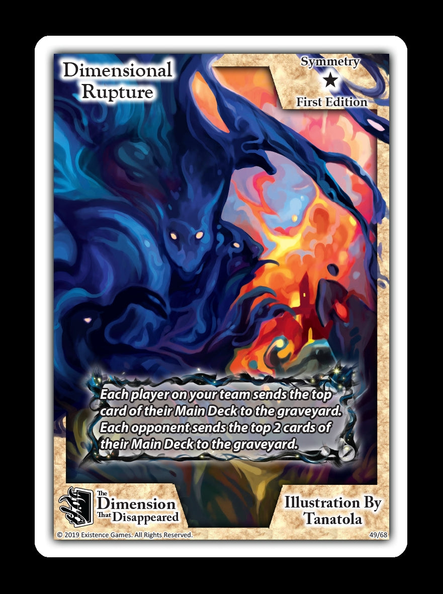 Image for Dimensional Rupture (The Dimension that Disappeared) (49) - Exodus TCG