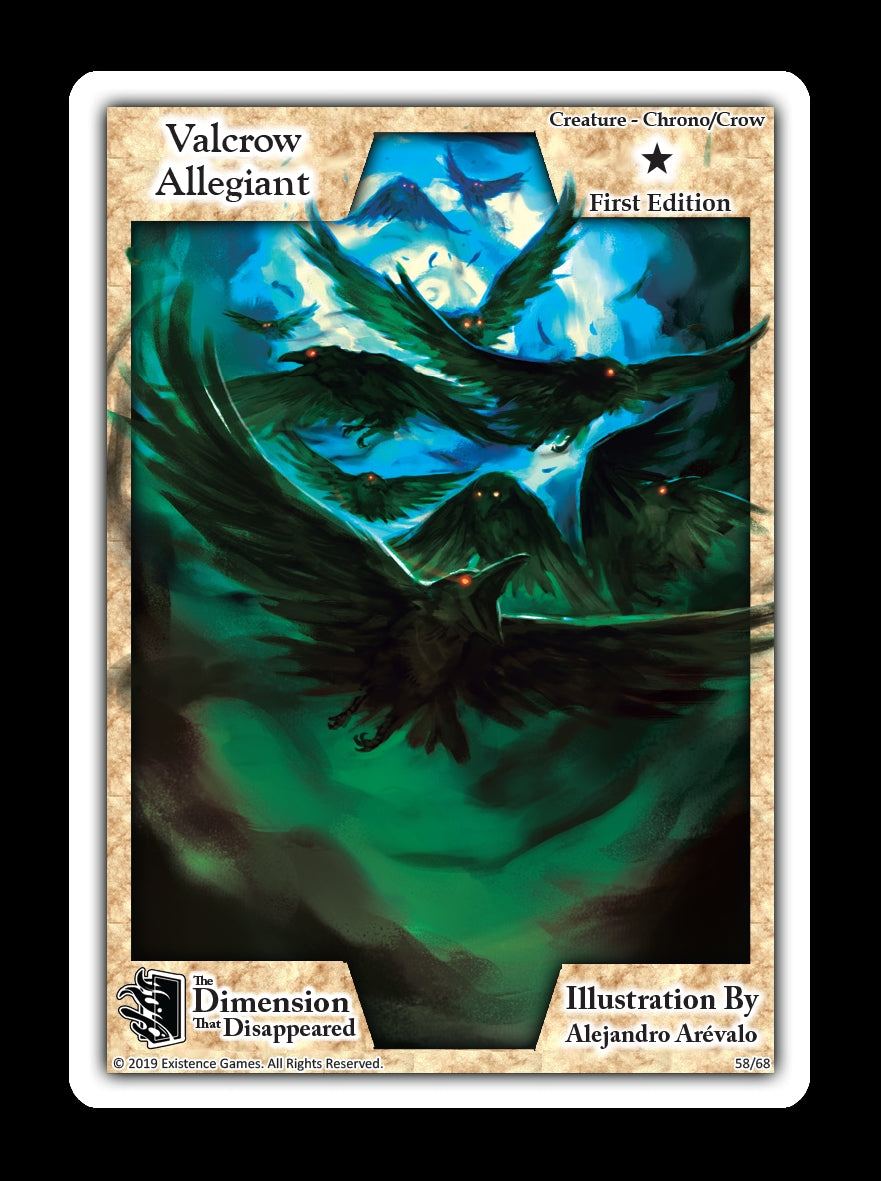 Image for Valcrow Allegiant (The Dimension that Disappeared) (58) - Exodus TCG