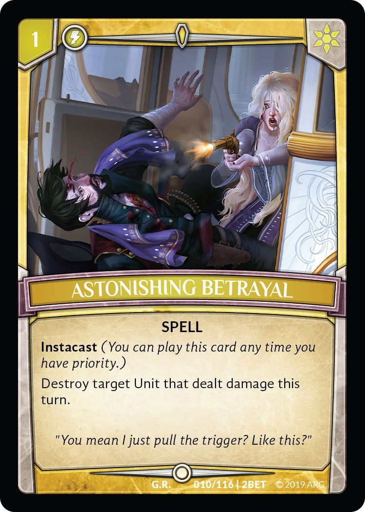 Image for Astonishing Betrayal (Betrayal) (10/116 | 2BET) - Argent Saga TCG