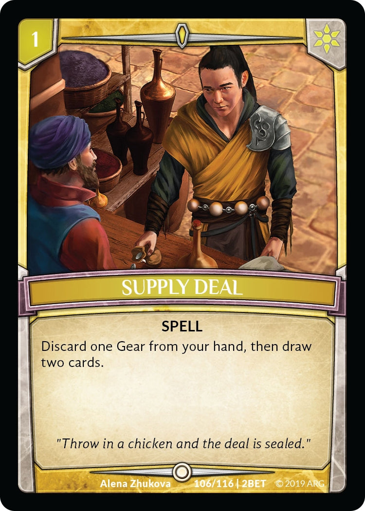 Image for Supply Deal (Betrayal) (106/116 | 2BET) - Argent Saga TCG