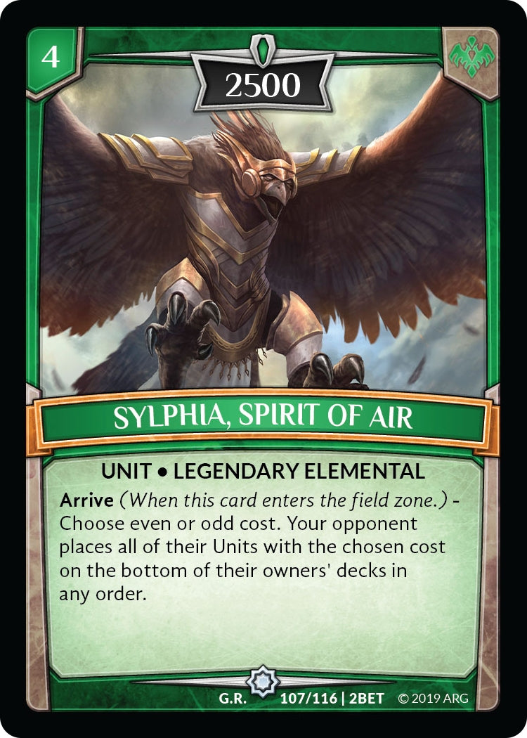 Image for Sylphia, Spirit of Air (Betrayal) (107/116 | 2BET) - Argent Saga TCG