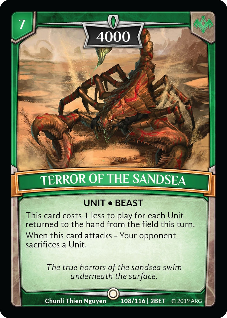 Image for Terror of the Sandsea (Betrayal) (108/116 | 2BET) - Argent Saga TCG