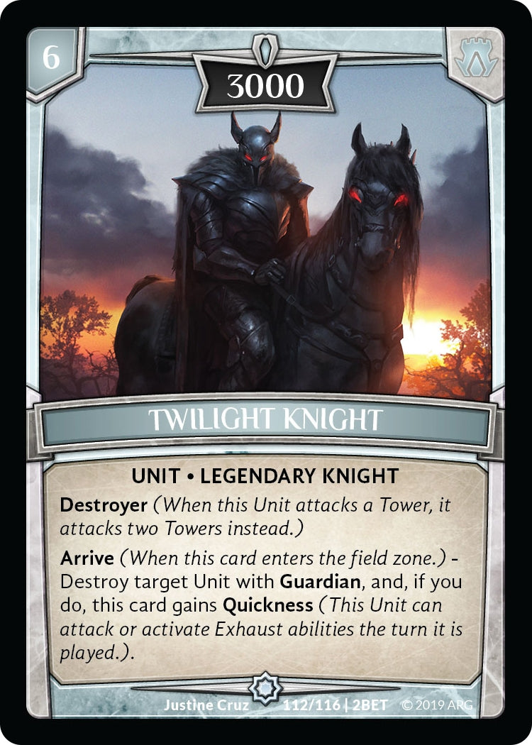 Image for Twilight Knight (Betrayal) (112/116 | 2BET) - Argent Saga TCG