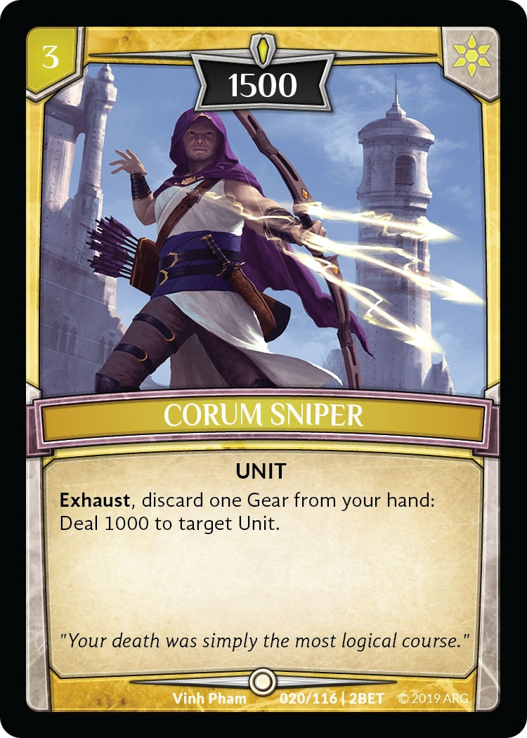 Image for Corum Sniper (Betrayal) (20/116 | 2BET) - Argent Saga TCG