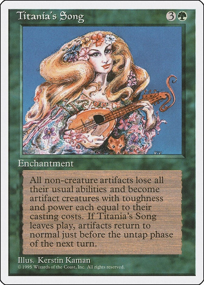 Image for Titania's Song (Fourth Edition) - Magic: The Gathering