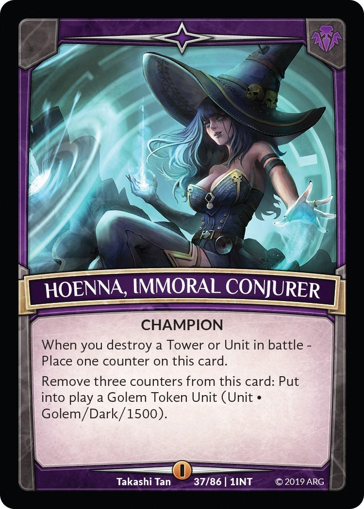 Image for Hoenna, Immoral Conjurer (Intro Decks - 2019) (37/86 | 1INT) - Argent Saga TCG