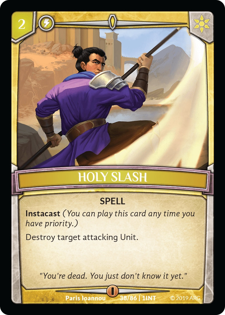 Image for Holy Slash (Intro Decks - 2019) (38/86 | 1INT) - Argent Saga TCG