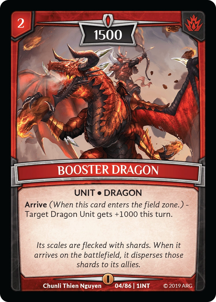 Image for Booster Dragon (Intro Decks - 2019) (4/86 | 1INT) - Argent Saga TCG