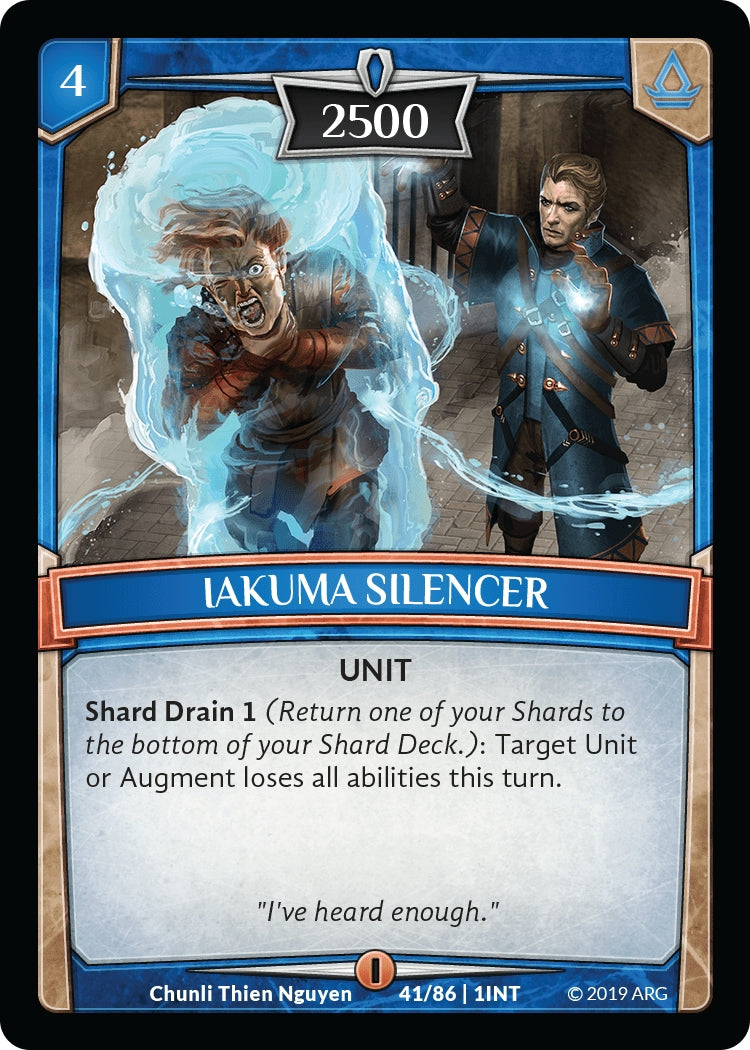 Image for Iakuma Silencer (Intro Decks - 2019) (41/86 | 1INT) - Argent Saga TCG