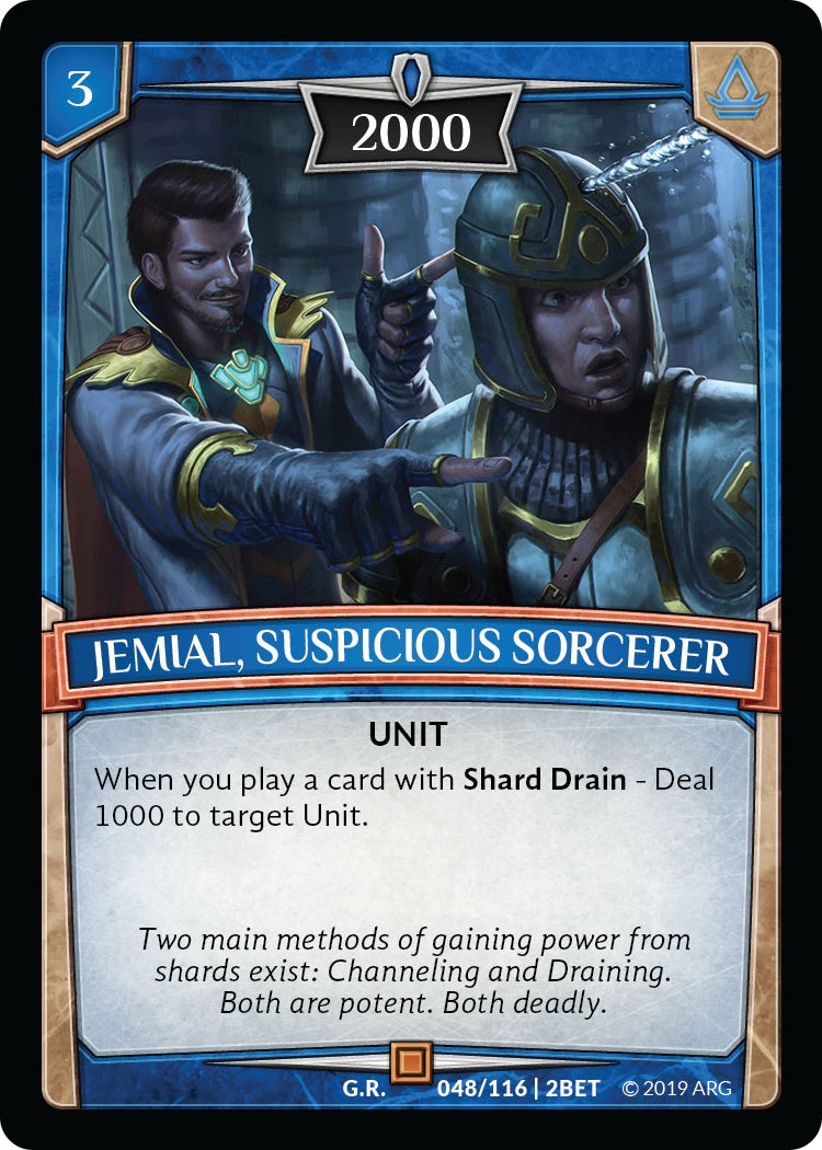 Image for Jemial, Suspicious Sorcerer (Betrayal) (48/116 | 2BET) - Argent Saga TCG