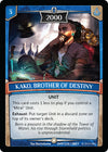 Image for Kako, Brother of Destiny (Betrayal) (49/116 | 2BET) - Argent Saga TCG