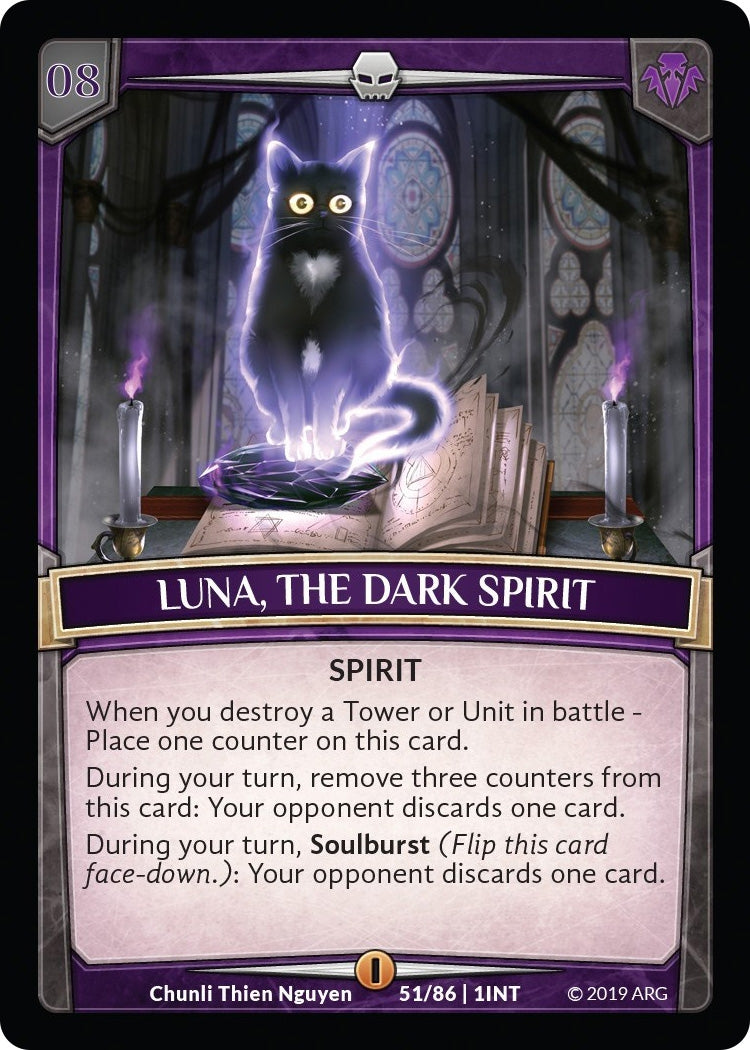 Image for Luna, the Dark Spirit (Intro Decks - 2019) (51/86 | 1INT) - Argent Saga TCG