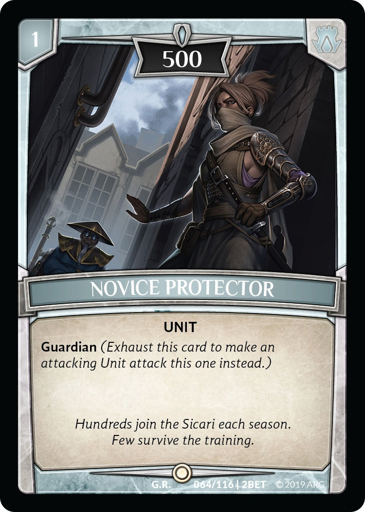 Image for Novice Protector (Betrayal) (64/116 | 2BET) - Argent Saga TCG