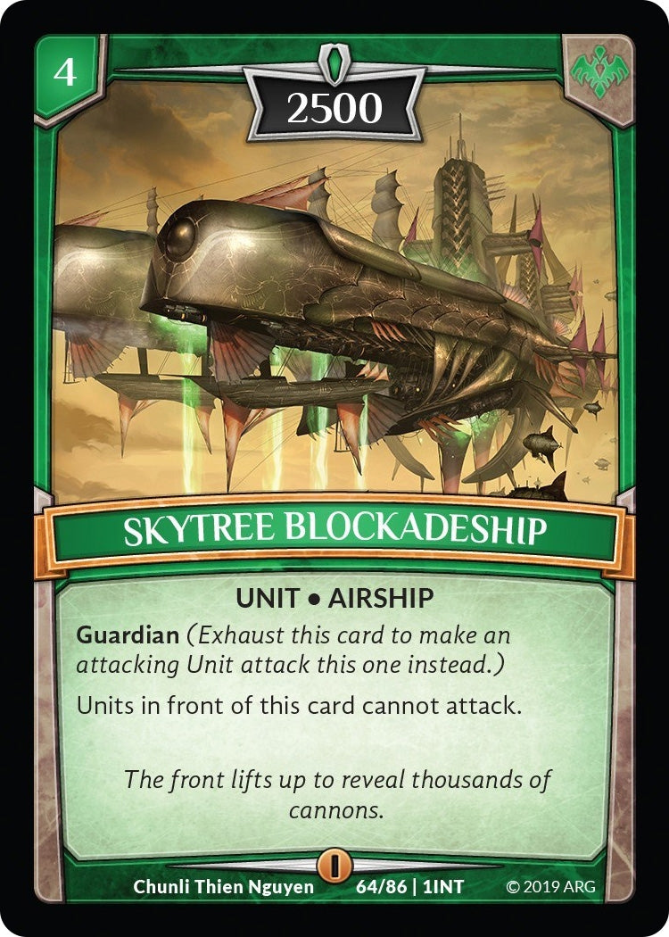 Image for Skytree Blockadeship (Intro Decks - 2019) (64/86 | 1INT) - Argent Saga TCG