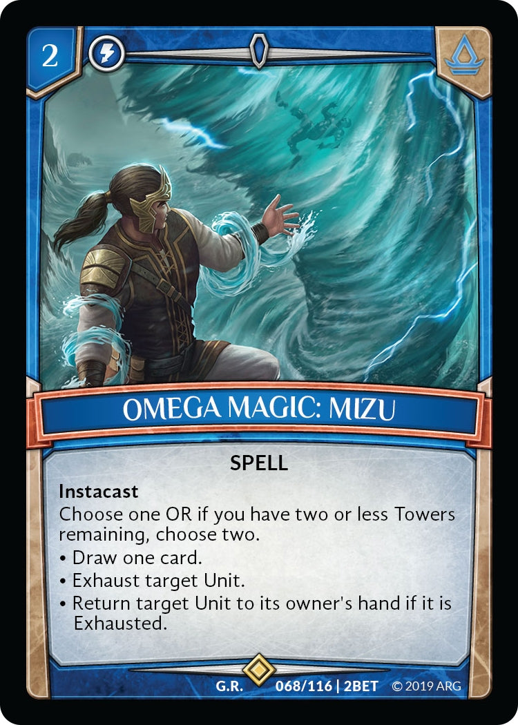 Image for Omega Magic: Mizu (Betrayal) (68/116 | 2BET) - Argent Saga TCG