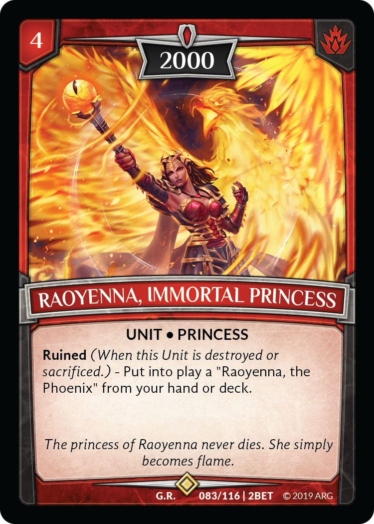 Image for Raoyenna, Immortal Princess (Betrayal) (83/116 | 2BET) - Argent Saga TCG