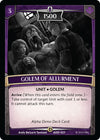 Image for Golem of Allurement (Alpha Demo Intro Decks) (ADD-027) - Argent Saga TCG