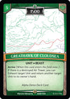Image for Greathawk of Cloudsea (Alpha Demo Intro Decks) (ADD-035) - Argent Saga TCG