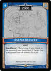 Image for Iakuma Silencer (Alpha Demo Intro Decks) (ADD-041) - Argent Saga TCG