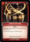 Image for Imbued by Fire (Alpha Demo Intro Decks) (ADD-043) - Argent Saga TCG
