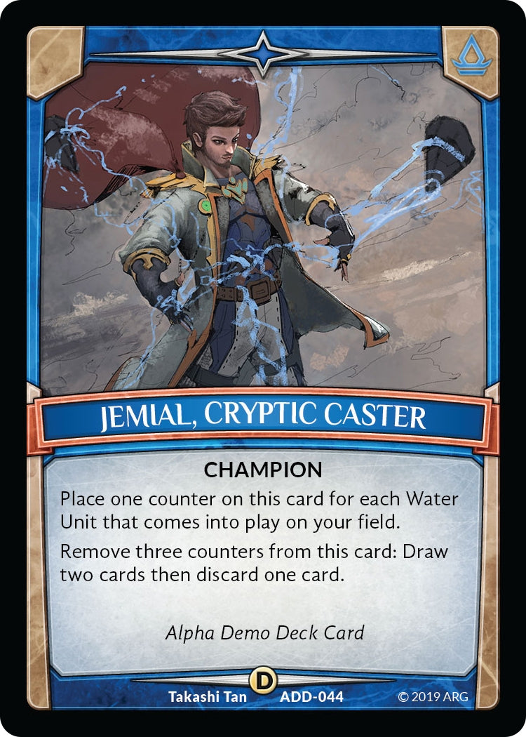 Image for Jemial, Cryptic Caster (Alpha Demo Intro Decks) (ADD-044) - Argent Saga TCG