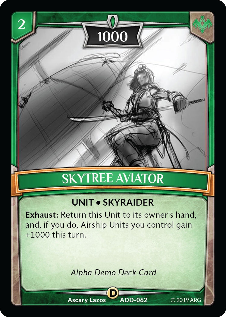Image for Skytree Aviator (Alpha Demo Intro Decks) (ADD-062) - Argent Saga TCG