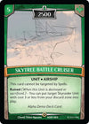 Image for Skytree Battle Cruiser (Alpha Demo Intro Decks) (ADD-063) - Argent Saga TCG