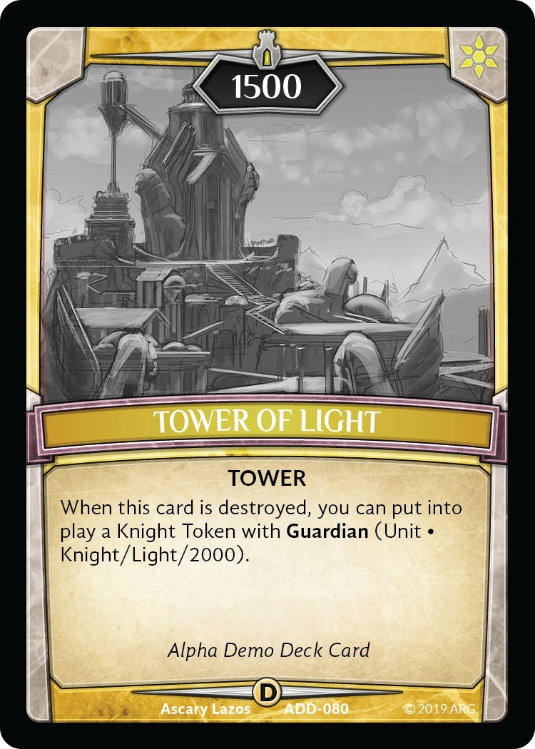Image for Tower of Light (Alpha Demo Intro Decks) (ADD-080) - Argent Saga TCG