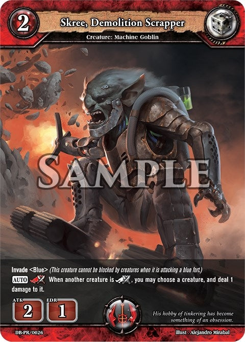 Image for Skree, Demolition Scrapper (PR Cards) (DB-PR/0026) - Dragoborne
