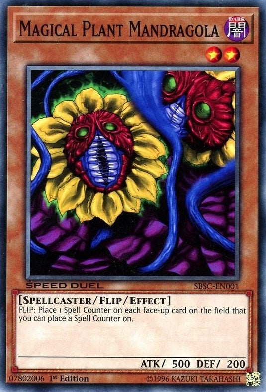 Image for Magical Plant Mandragola (Speed Duel: Scars of Battle) (SBSC-EN001) - YuGiOh