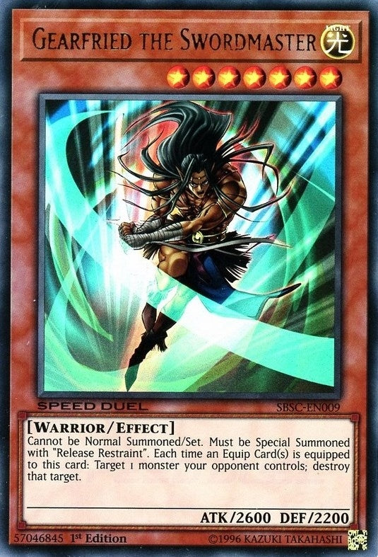 Image for Gearfried the Swordmaster (Speed Duel: Scars of Battle) (SBSC-EN009) - YuGiOh