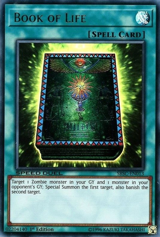 Image for Book of Life (Speed Duel: Scars of Battle) (SBSC-EN013) - YuGiOh