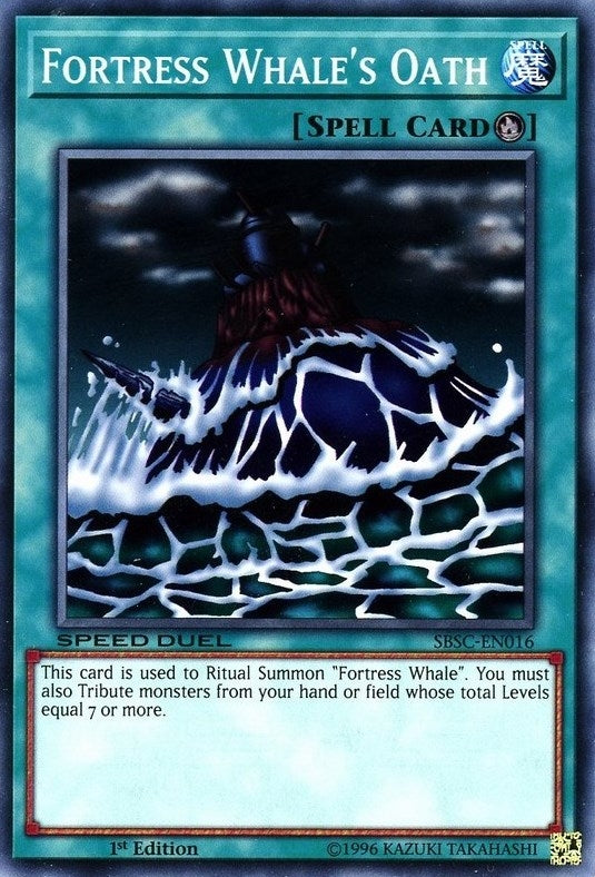 Image for Fortress Whale's Oath (Speed Duel: Scars of Battle) (SBSC-EN016) - YuGiOh
