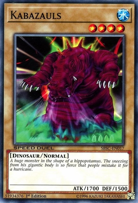Image for Kabazauls (Speed Duel: Scars of Battle) (SBSC-EN017) - YuGiOh