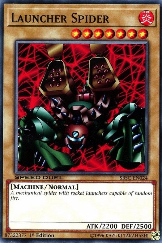 Image for Launcher Spider (Speed Duel: Scars of Battle) (SBSC-EN024) - YuGiOh