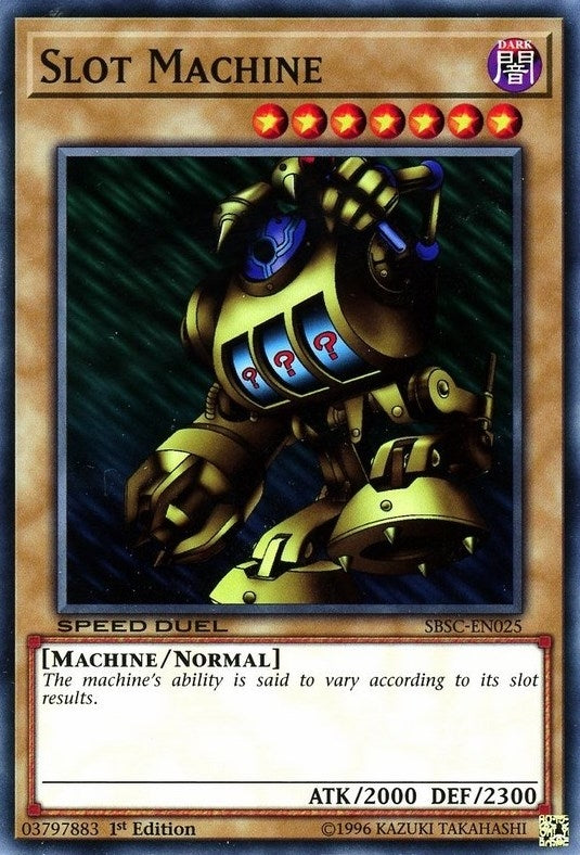 Image for Slot Machine (Speed Duel: Scars of Battle) (SBSC-EN025) - YuGiOh
