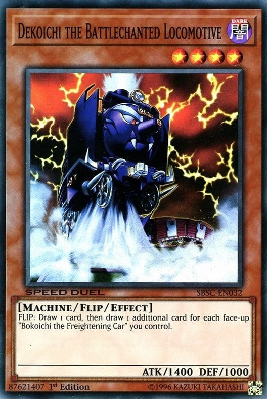 Image for Dekoichi the Battlechanted Locomotive (Speed Duel: Scars of Battle) (SBSC-EN032) - YuGiOh