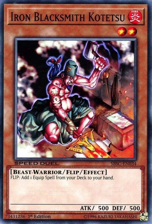 Image for Iron Blacksmith Kotetsu (Speed Duel: Scars of Battle) (SBSC-EN034) - YuGiOh