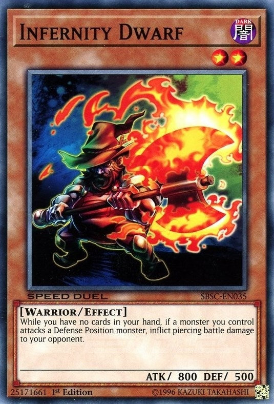 Image for Infernity Dwarf (Speed Duel: Scars of Battle) (SBSC-EN035) - YuGiOh