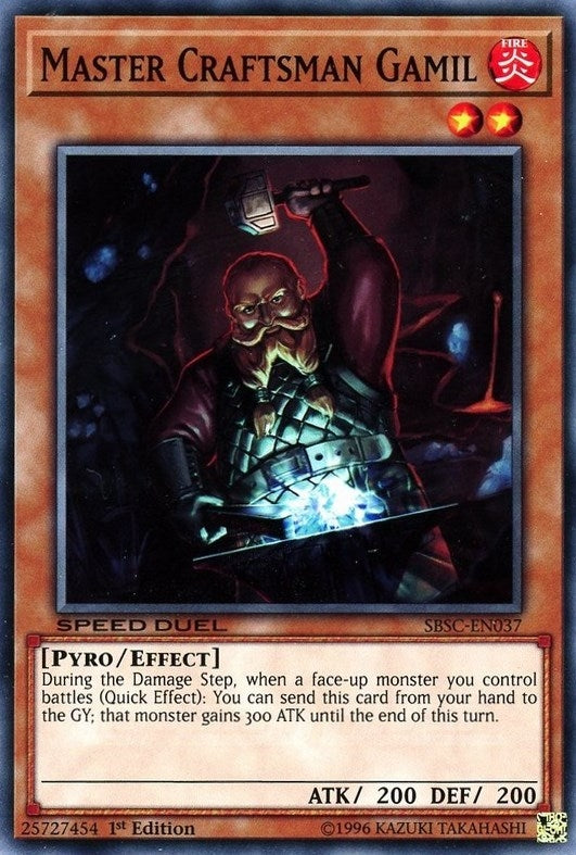 Image for Master Craftsman Gamil (Speed Duel: Scars of Battle) (SBSC-EN037) - YuGiOh
