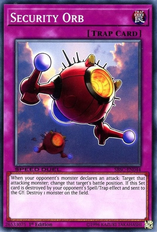 Image for Security Orb (Speed Duel: Scars of Battle) (SBSC-EN044) - YuGiOh
