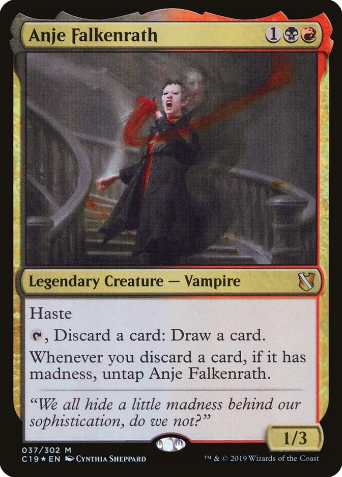 Image for Anje Falkenrath (Commander 2019) (37) - Magic: The Gathering