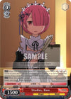 Image for Studies, Ram (Re:ZERO Vol.2) (RZ/S55-E030 R) - Weiss Schwarz