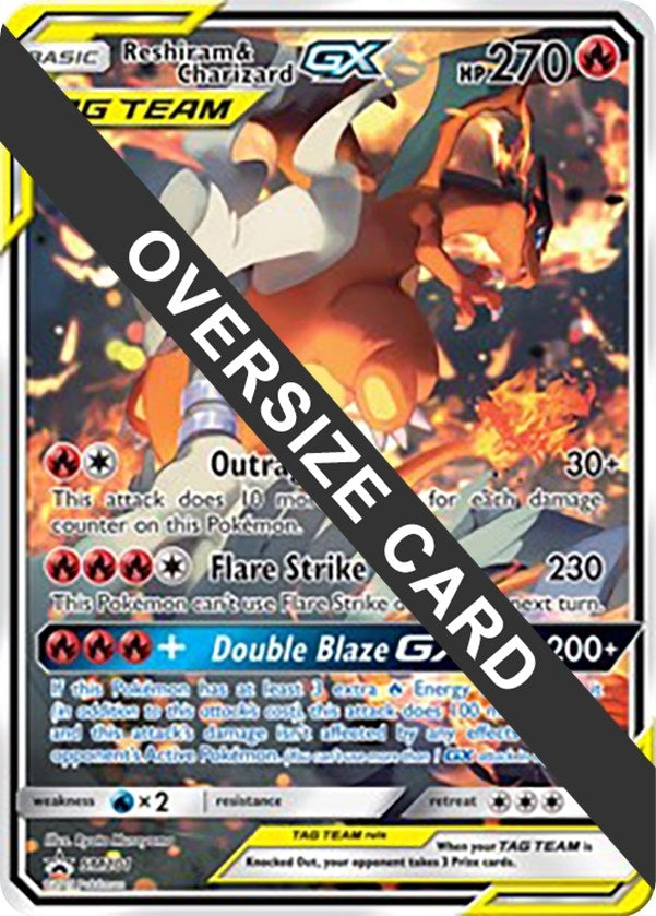 Image for Reshiram & Charizard GX - SM201 (Jumbo Cards) (SM201) - Pokemon